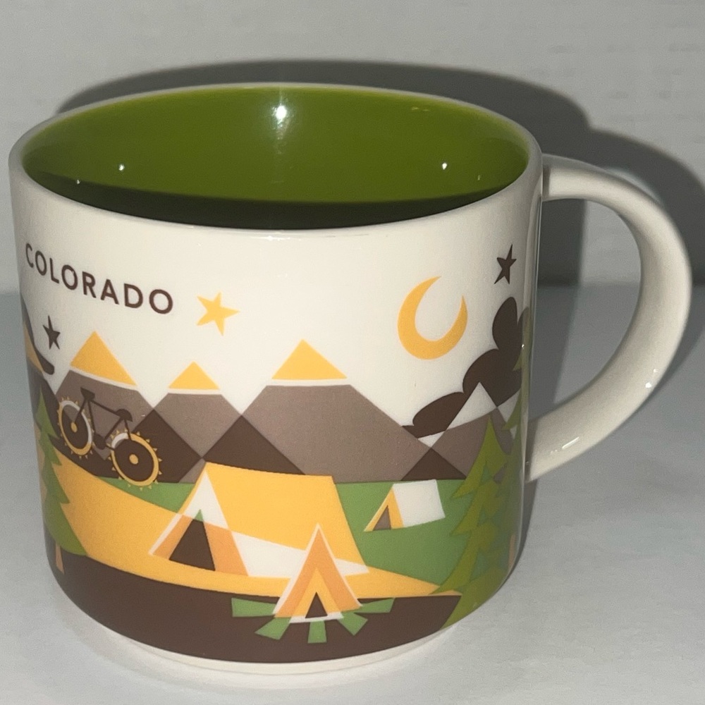 Starbucks Collectors Mug You are here 14 oz 2015 Colorado made in Seattle coffee